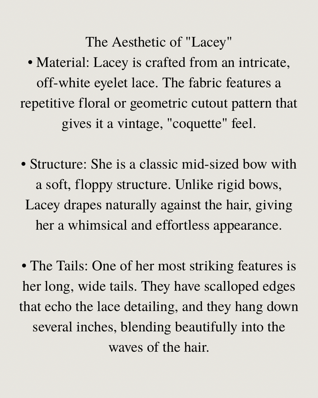 Lacy