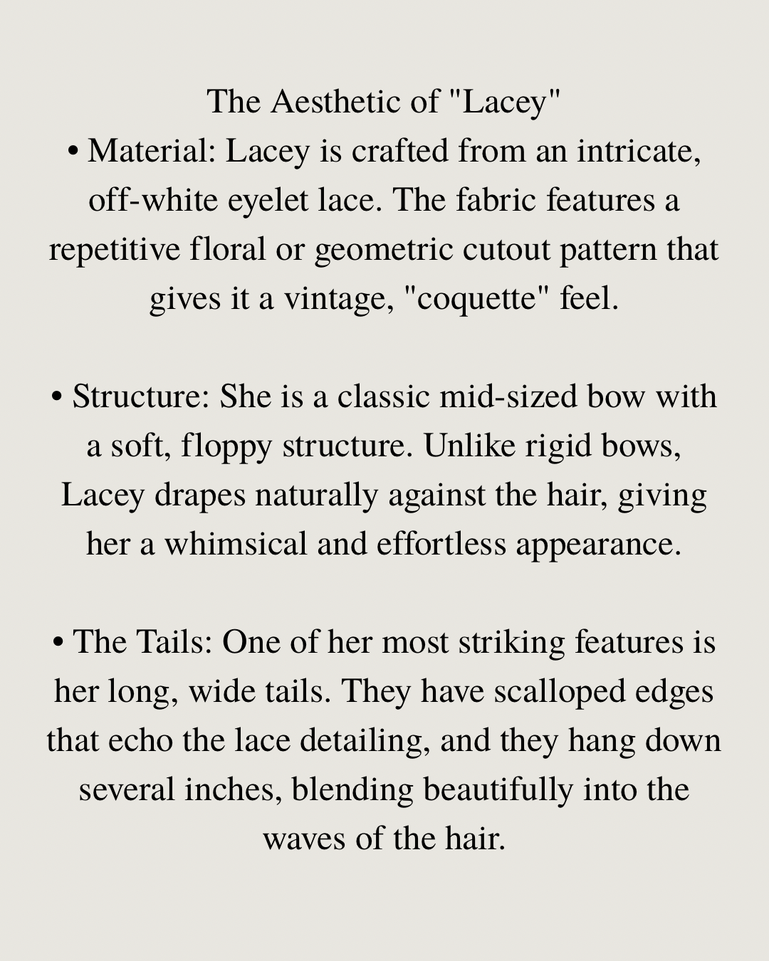 Lacy